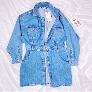 ZARA Full length Jean dress